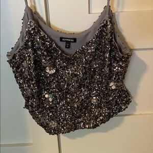 Sparkly halter top, perfect for a night out!!